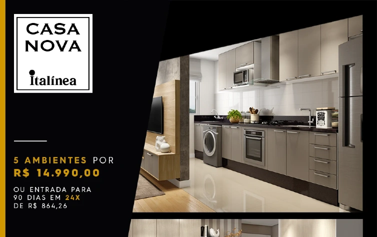 CASA NOVA - R$ 14.990,00 OU 24 x R$ 864,26