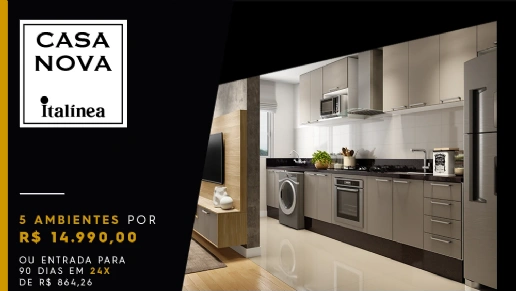 CASA NOVA - R$ 14.990,00 OU 24 x R$ 864,26